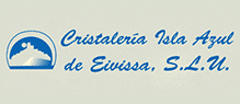 El logo de cristaleria isla azul de eivissa s.l.u.