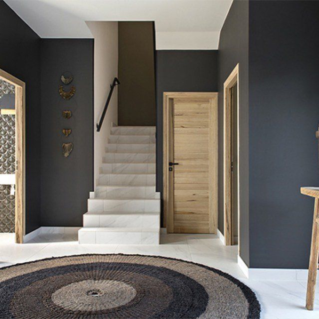 Hall d'entrée en gris