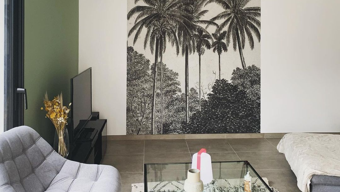 Pose de papier peint panoramique