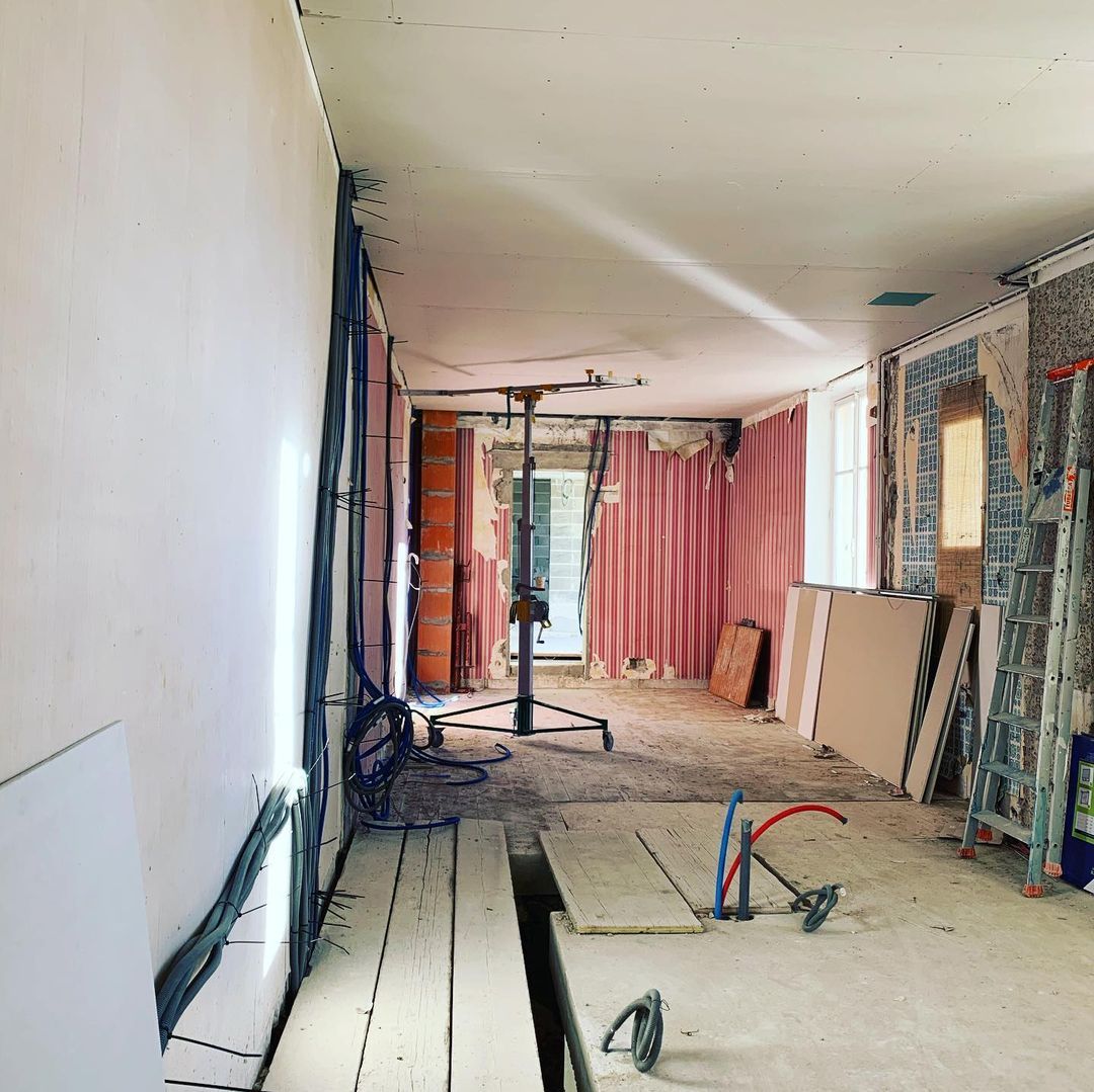 Début d'une rénovation intérieure