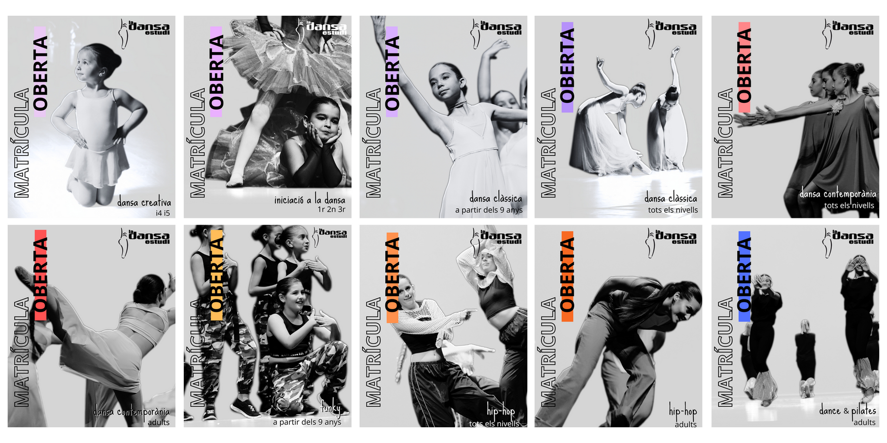 Un collage d'imatges amb la paraula oferta