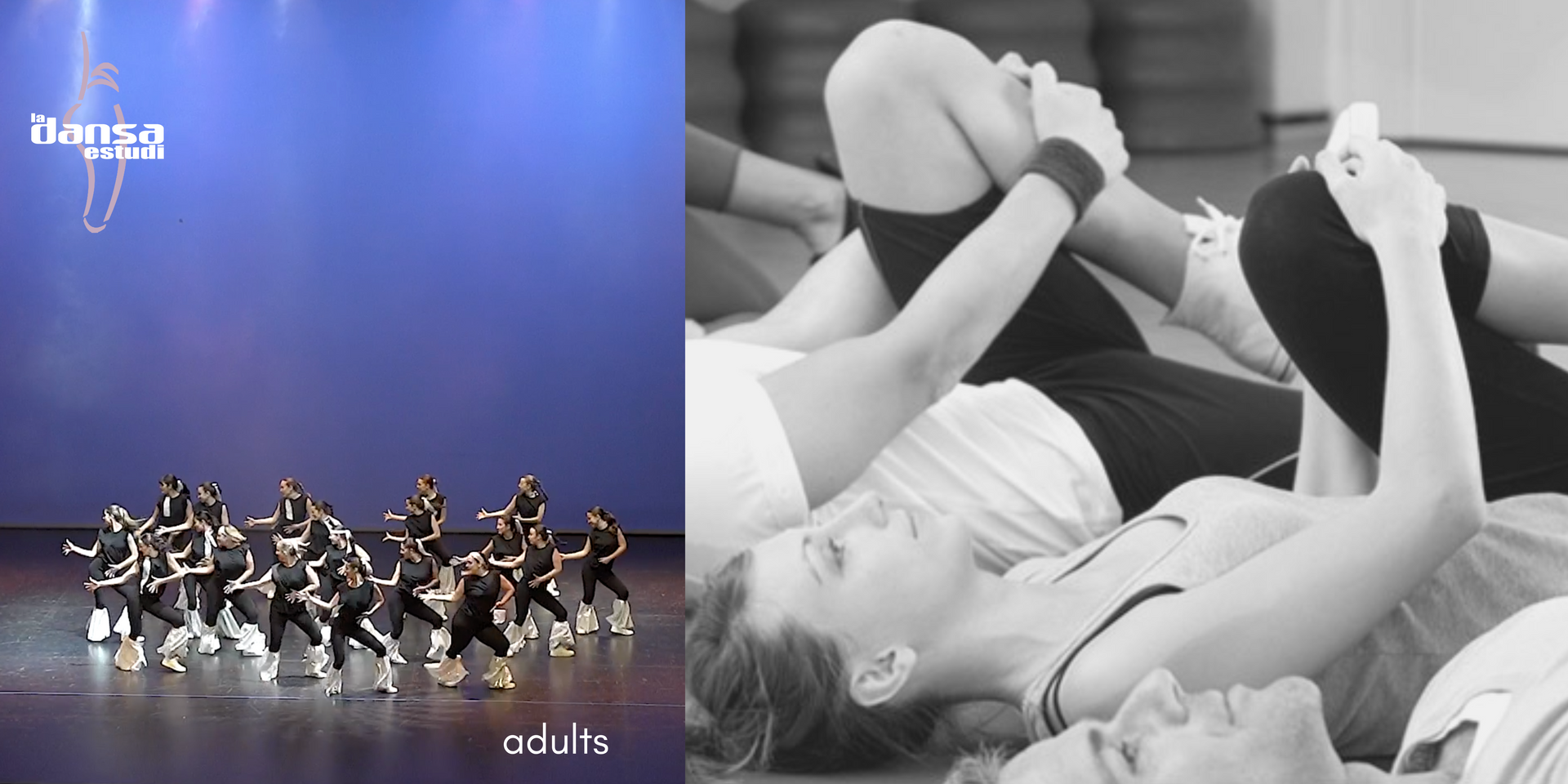 Un grupo de personas están tumbadas boca abajo sobre colchonetas de yoga en un gimnasio.