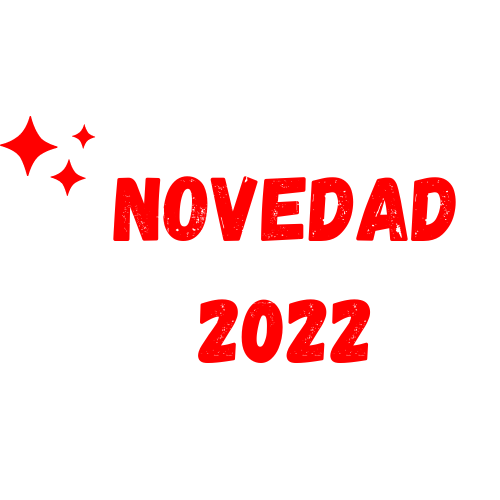La palabra novedad está escrita en rojo sobre fondo blanco.