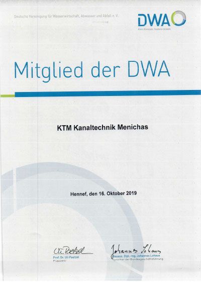 Mitgliedschaft DWA