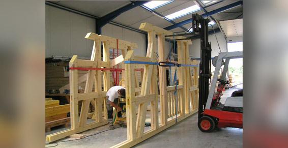 Préparation ossature