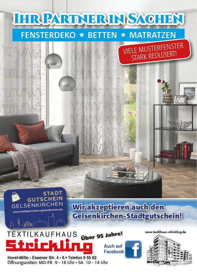 Textilkaufhaus Strickling Erbengemeinschaft e.K. | Gelsenkirchen