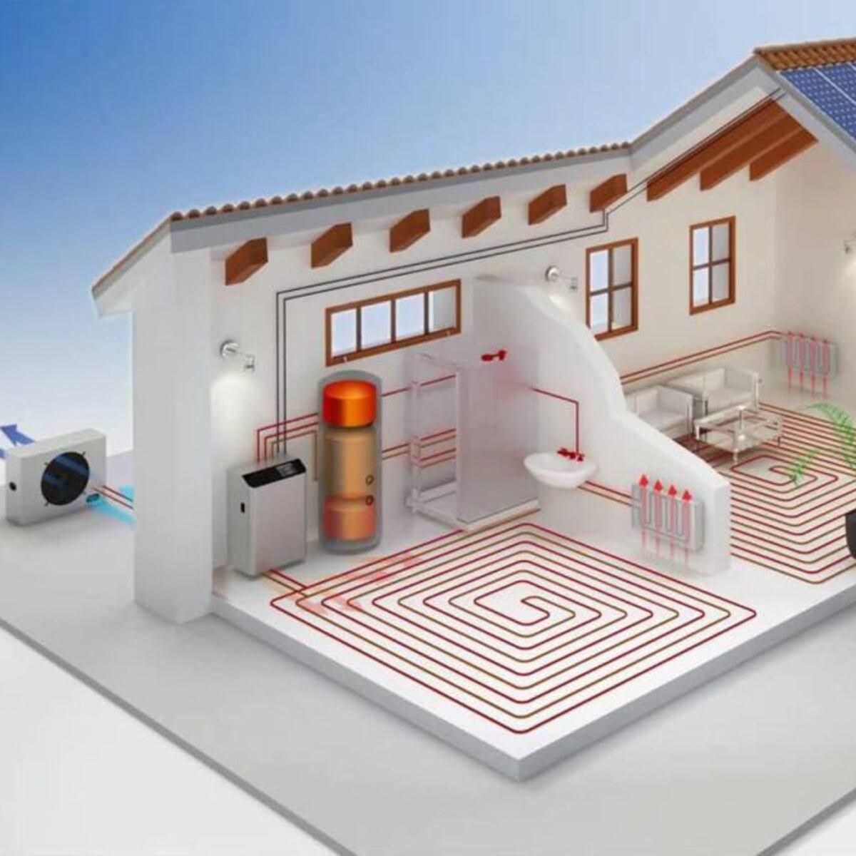 Un fontanero está arreglando un lavabo en un baño.