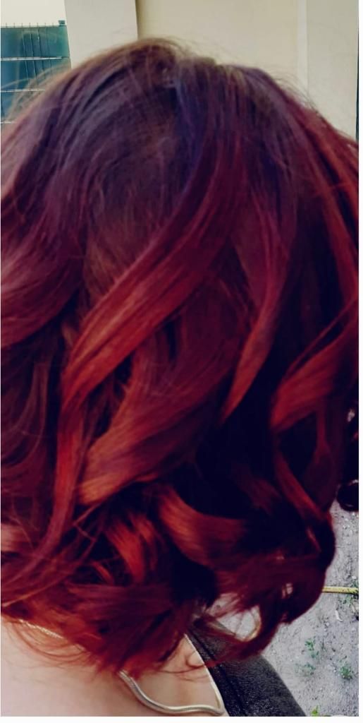 Frisurbeispiel rote Haare