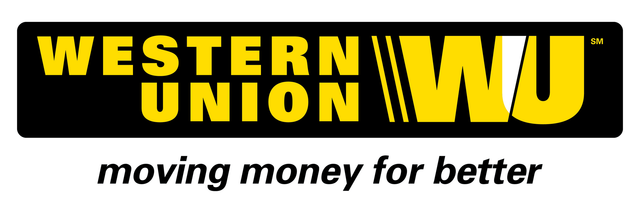 El logotipo de Western Union Wu mueve dinero para mejor