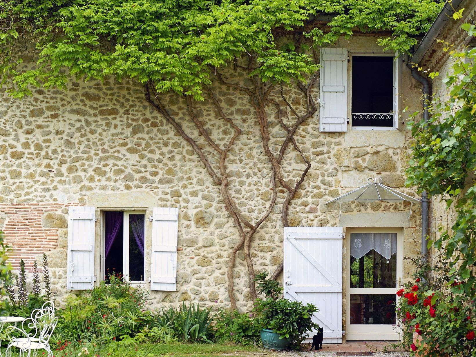 Façaces d'une belle maison