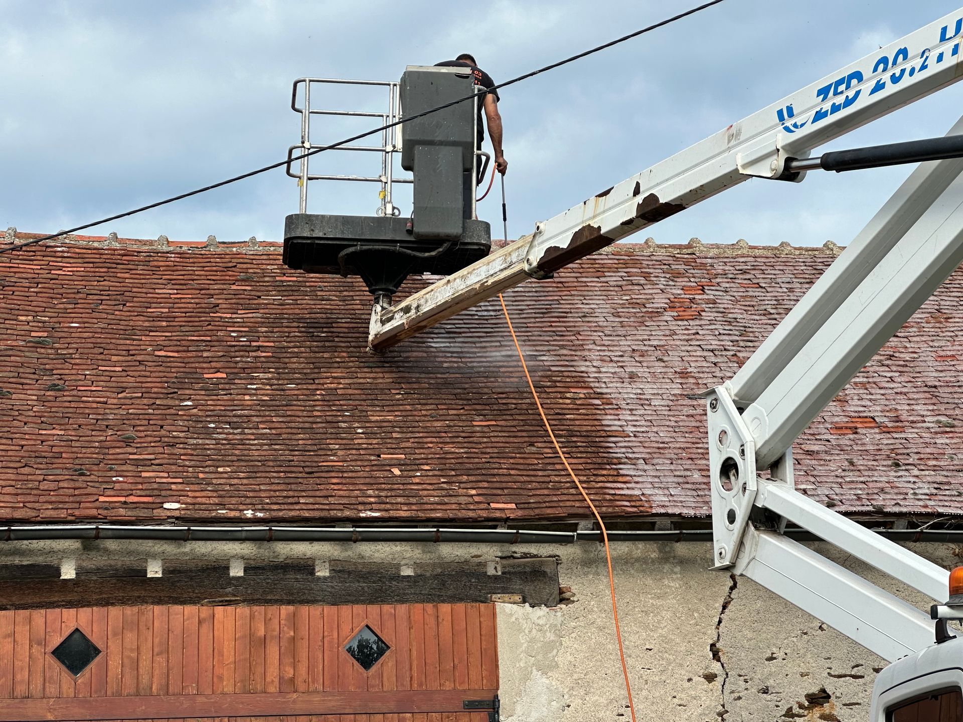 Nettoyage de toiture