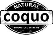 Un logotipo en blanco y negro para sistemas biológicos naturales coquo