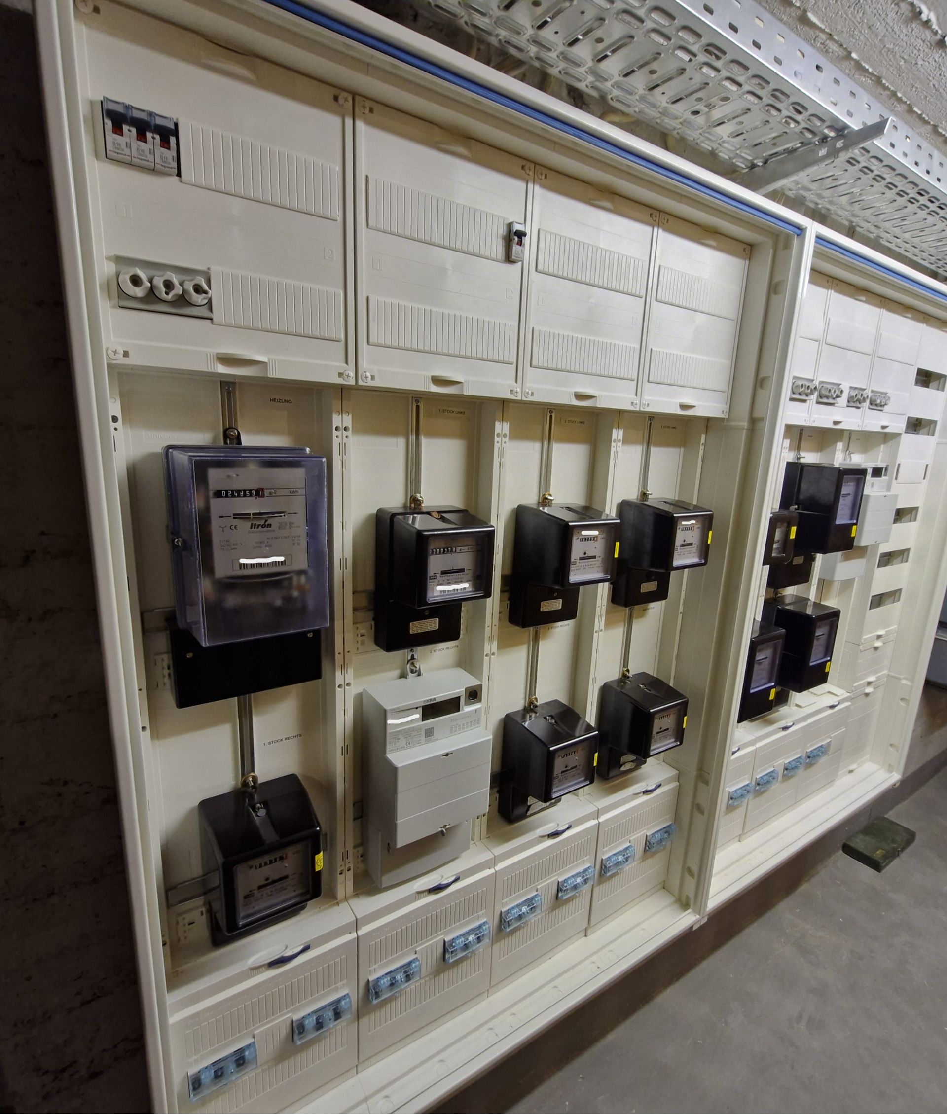 Modernisieren von Zähleranlage (vorher)