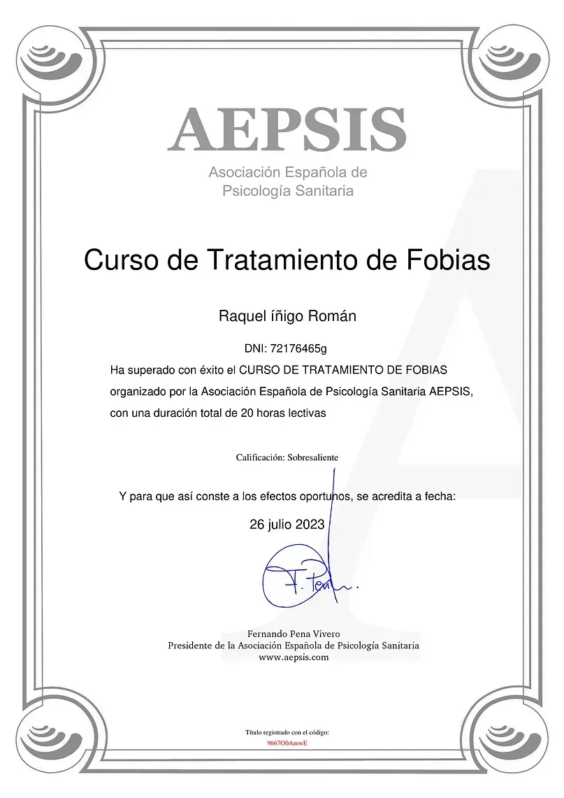 Certificado de