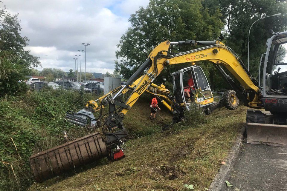 Baggerarbeiten durch Vontobel Forst und Gartenbau