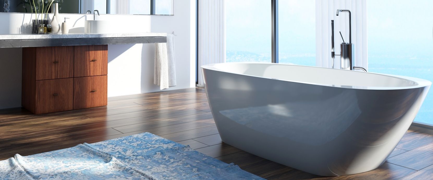 Ein modernes Badezimmer in Troisdorf, saniert von Trede Heizung & Sanitär