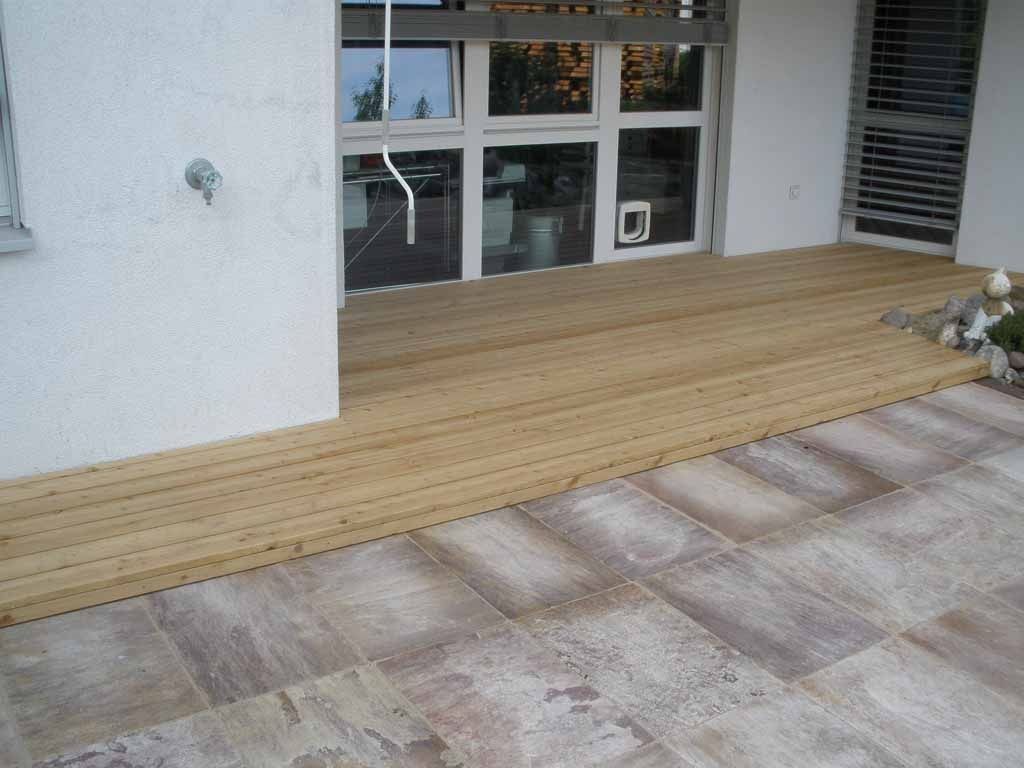 Terrassenrost aus nord Lärche - Schreinerei Hansueli Keller - Bauma