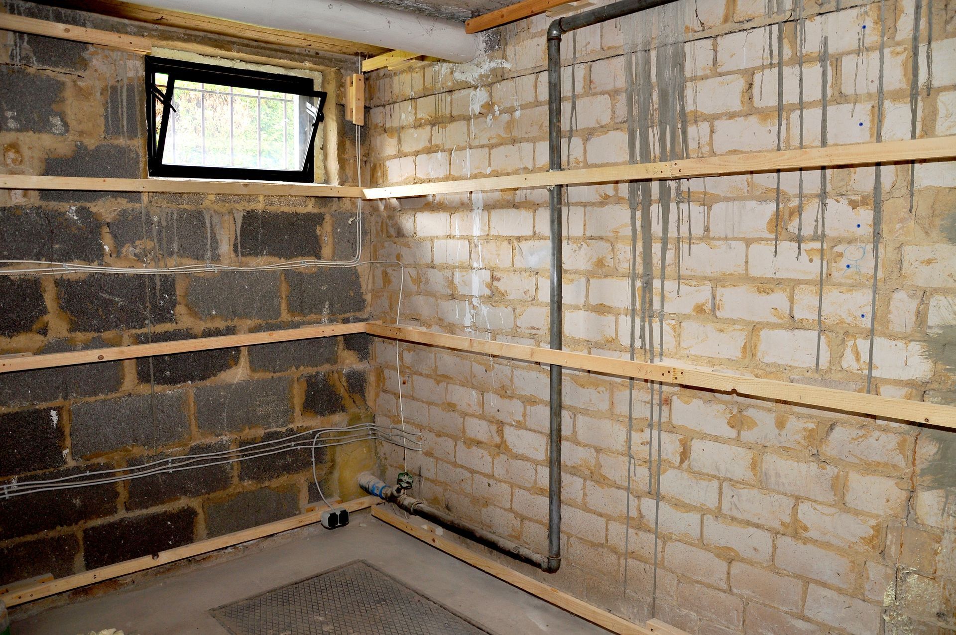 Leeres Zimmer eines Familienhauses