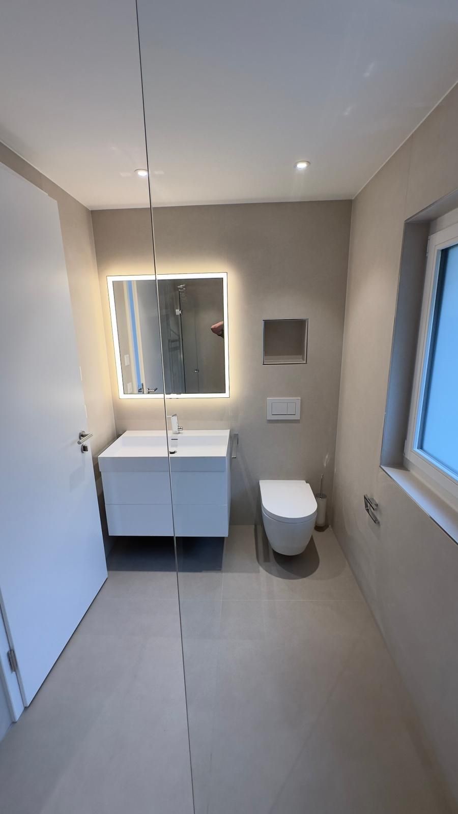 Saniertes Badezimmer