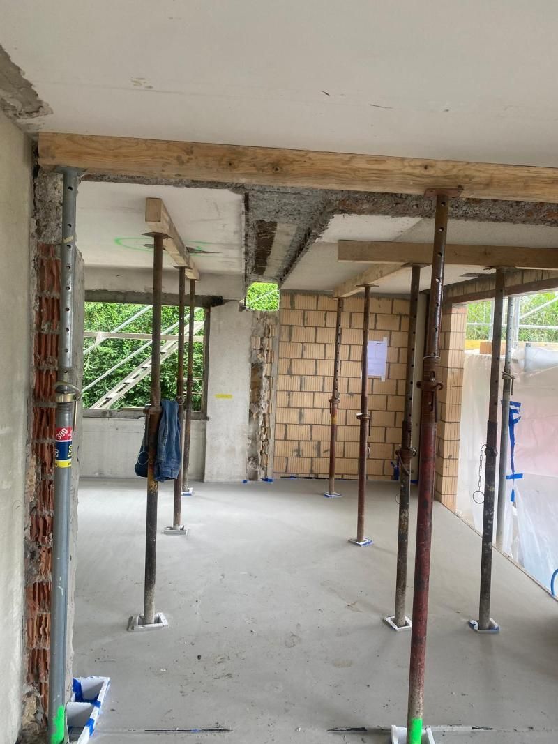 Bauarbeiten im Neubau