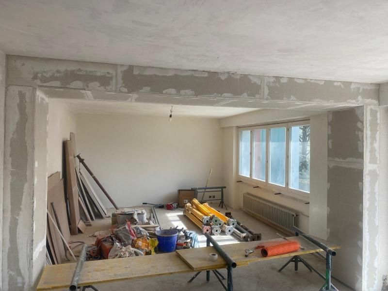 Bauarbeiten im Neubau