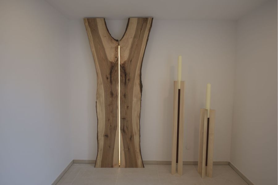 Beispiel Dekoelemente Holz Sakrale