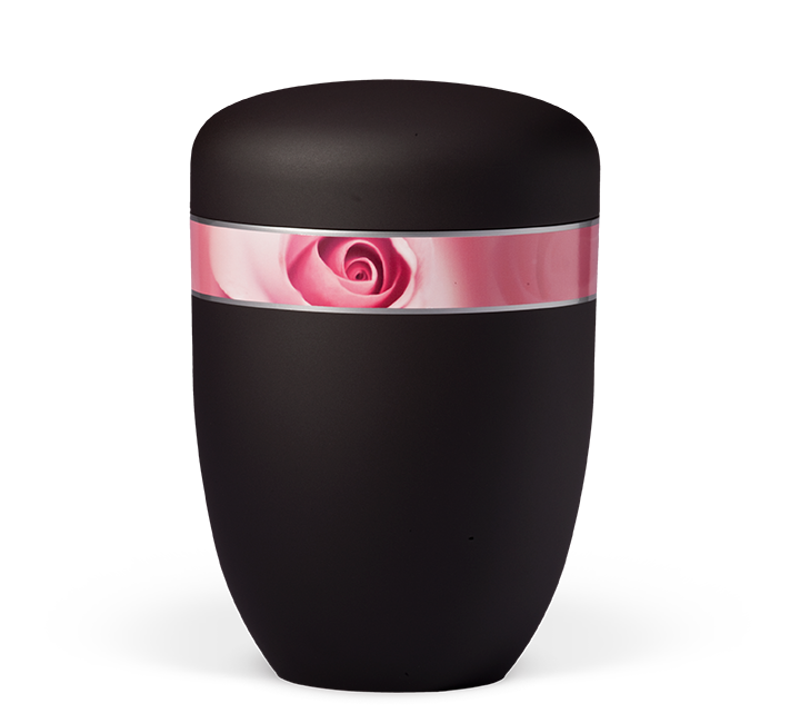 Urne schwarz Bestattungen Karow