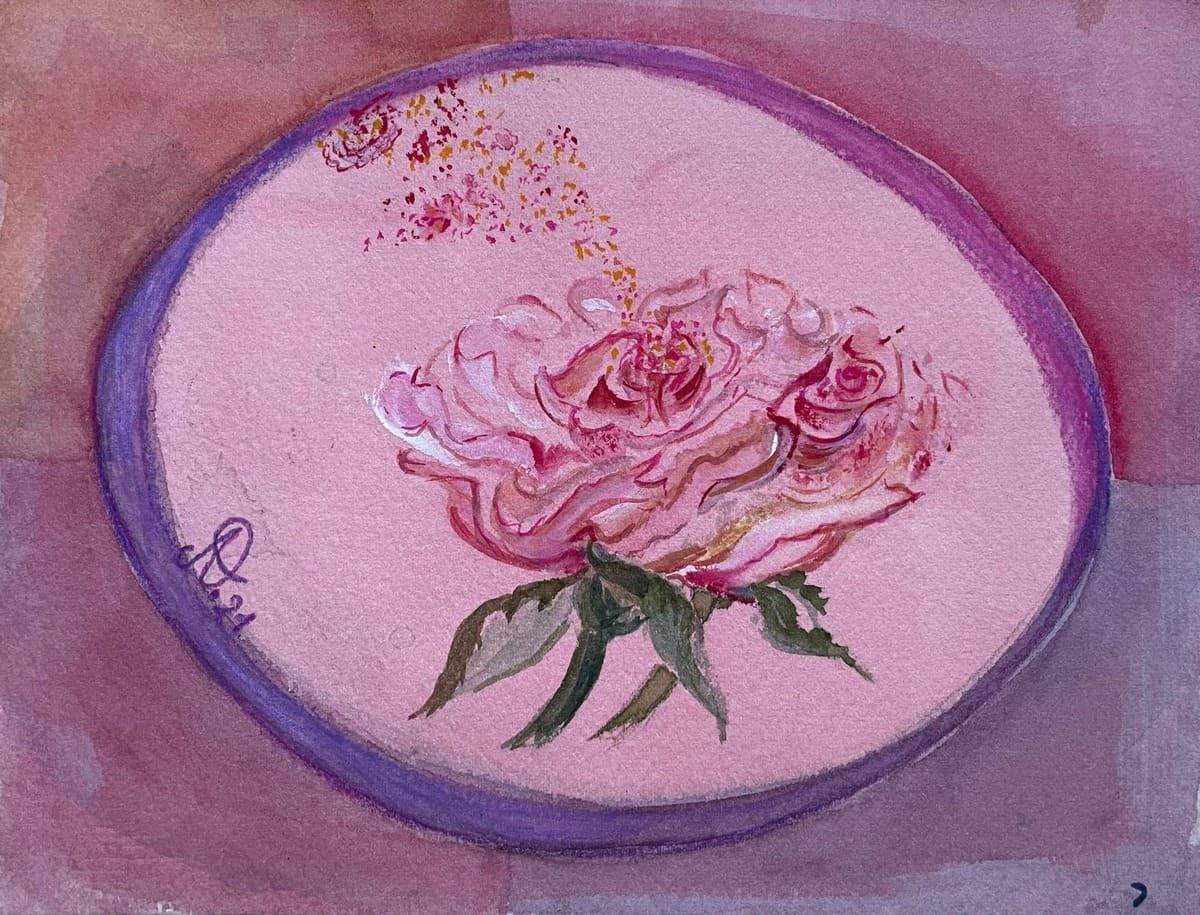 275 Rosas Jabonosas 
(Acuarela - 17x25 cm)