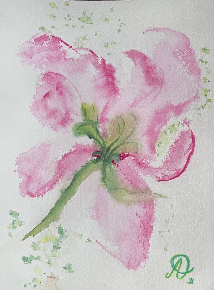 264 Rosaura 
(Acuarela - 14x24 cm)