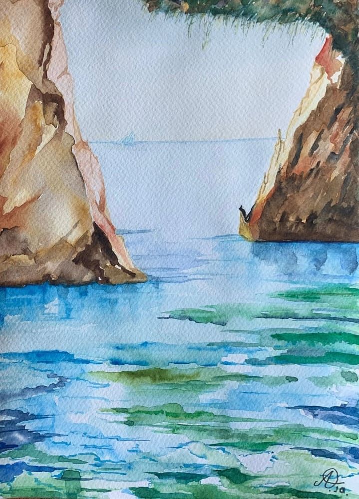 244 La Cueva 
(Acuarela - 20x29 cm)