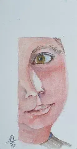 066 Timidez 
(Acuarela - 11x22 cm)