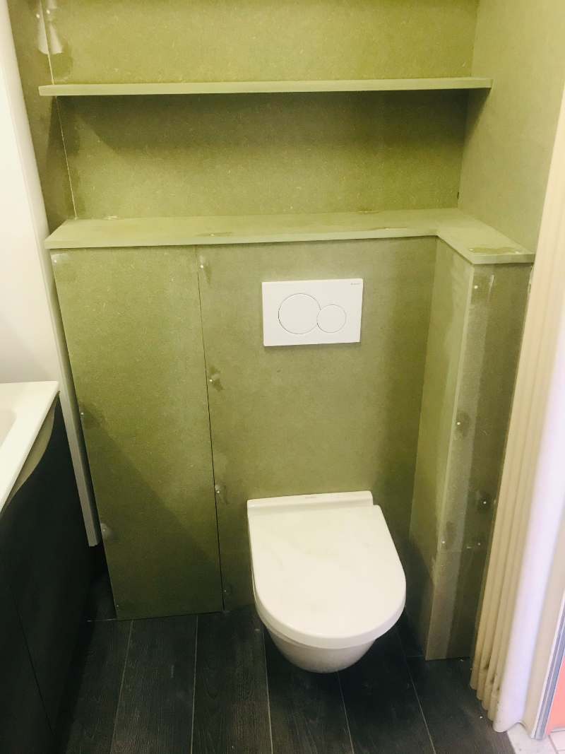 Nieuwe wc installeren woonhuis