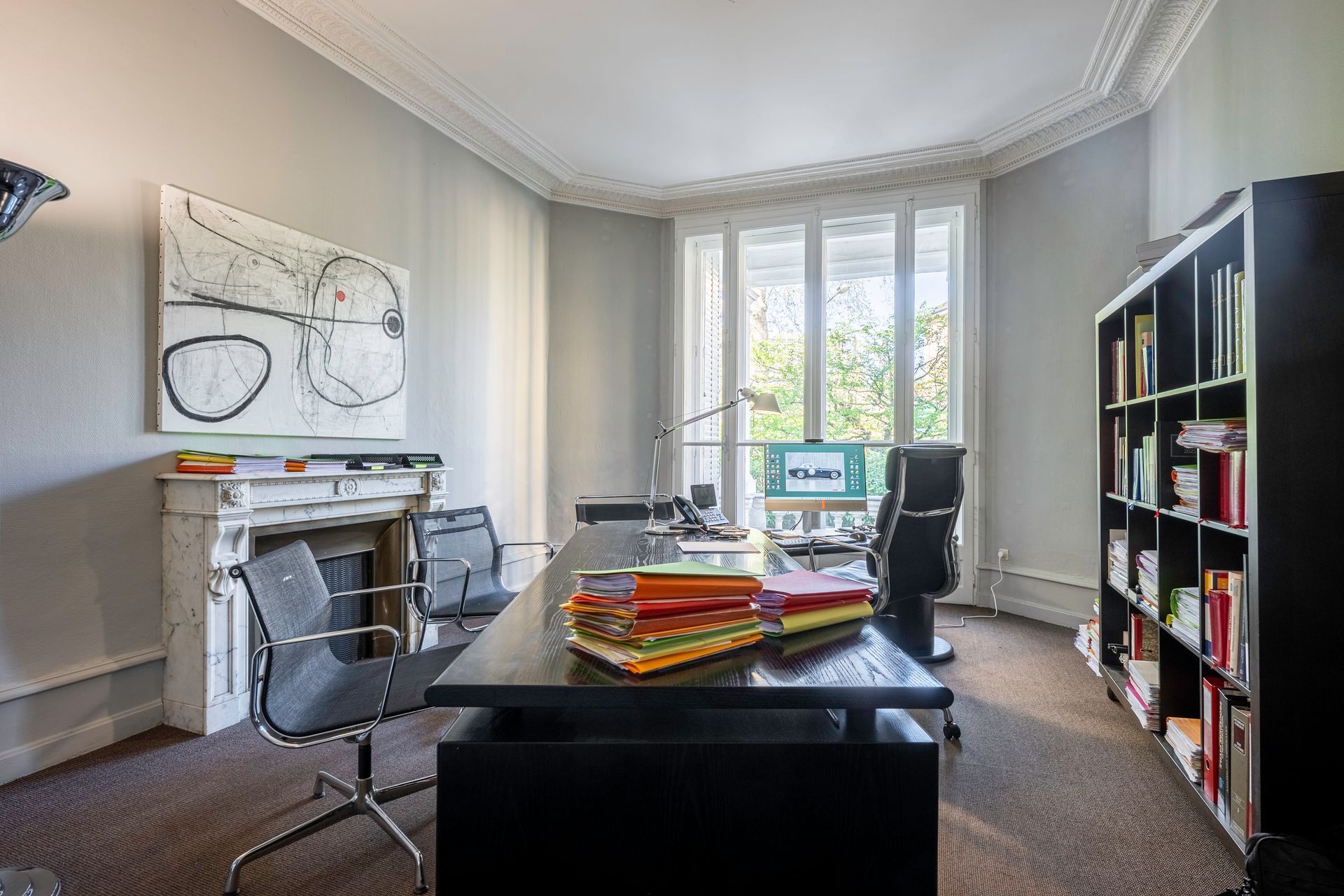 Le bureau d'un avocat