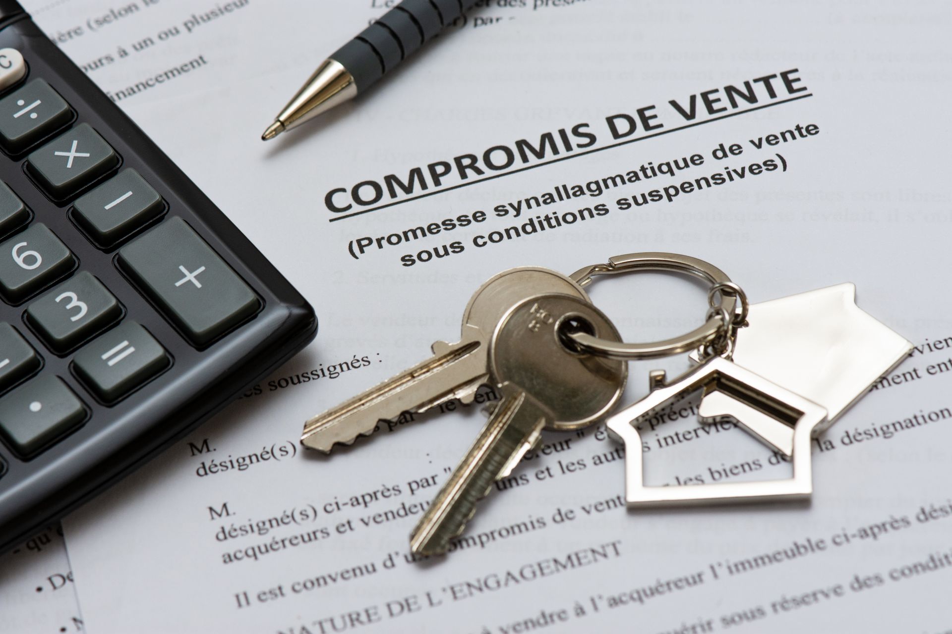 Document d'un compromis de vente