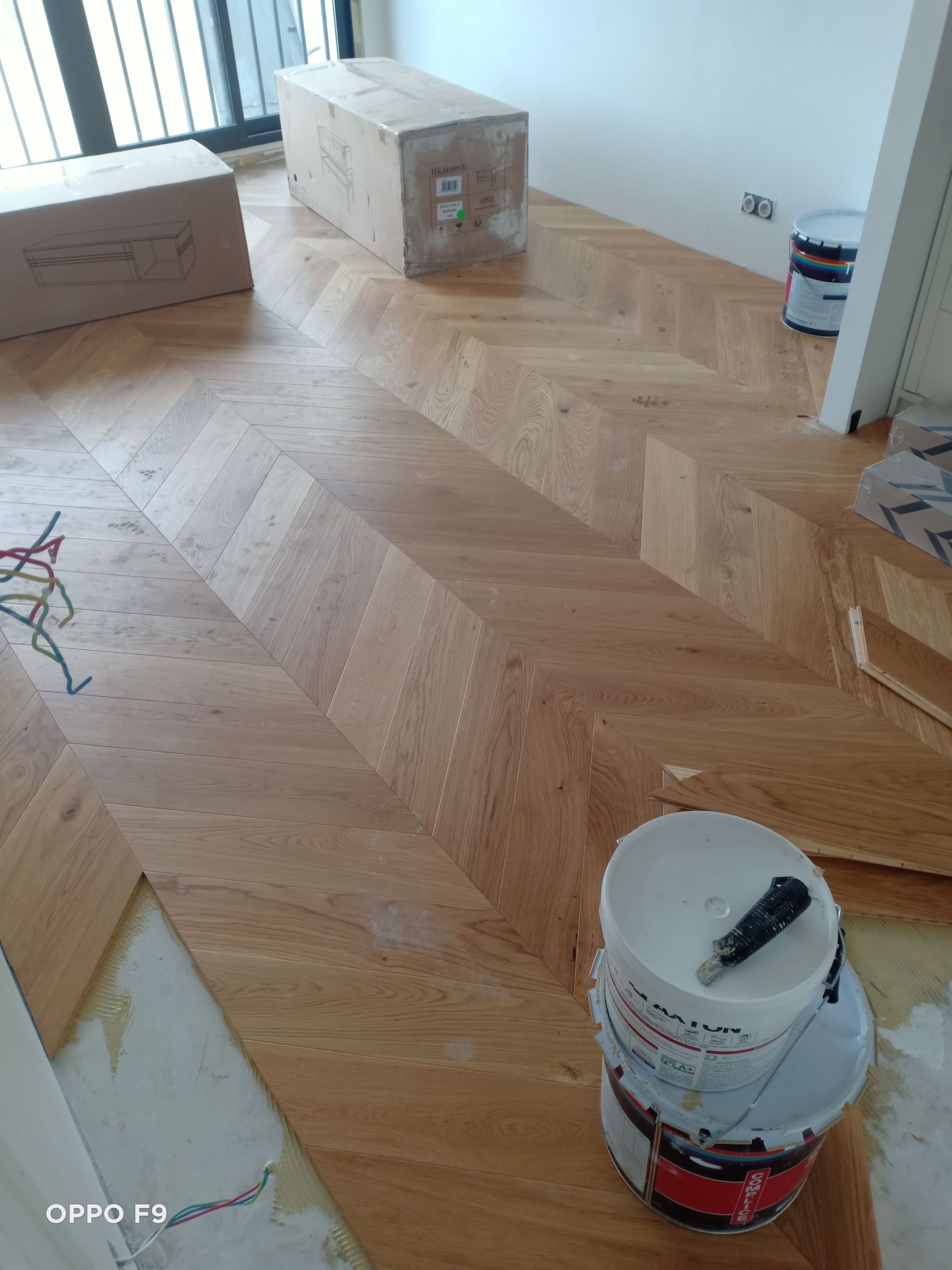 Parquet collé