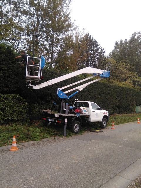 Nacelle montée sur 4X4