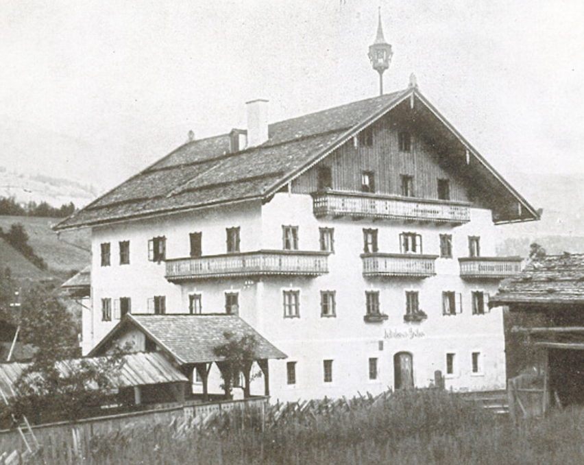 Ein historisches Foto vom Hotel Kaltenhauser