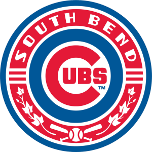 A logo for the south bend cubs baseball team