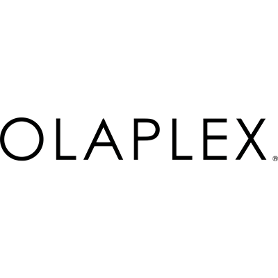 Das Olaplex-Logo ist schwarzweiß auf weißem Hintergrund.