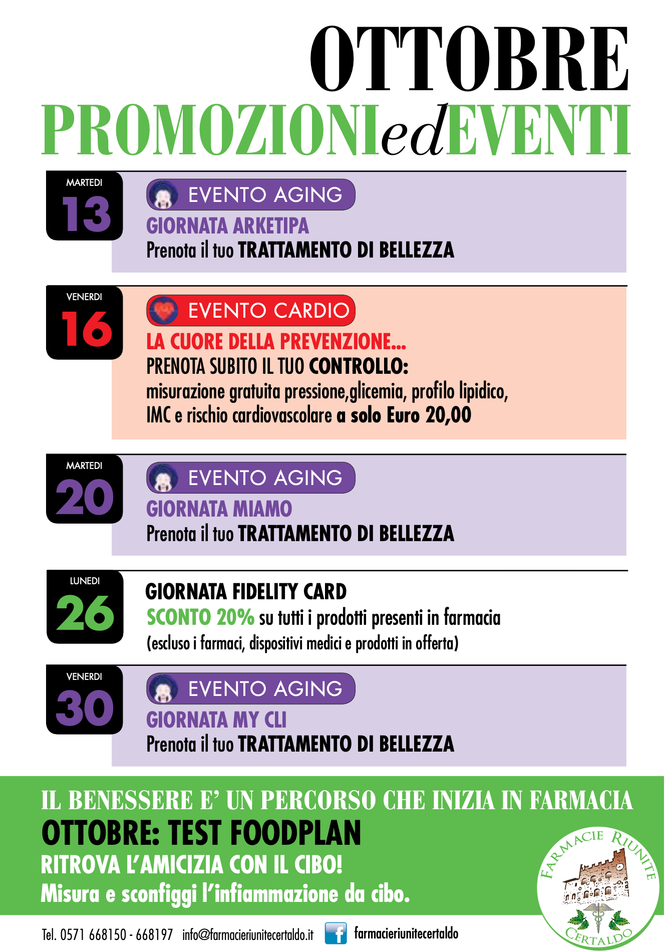 Locandina con gli orari del deposito bagagli per luglio e agosto, con tabella oraria verde e icona della valigia.
