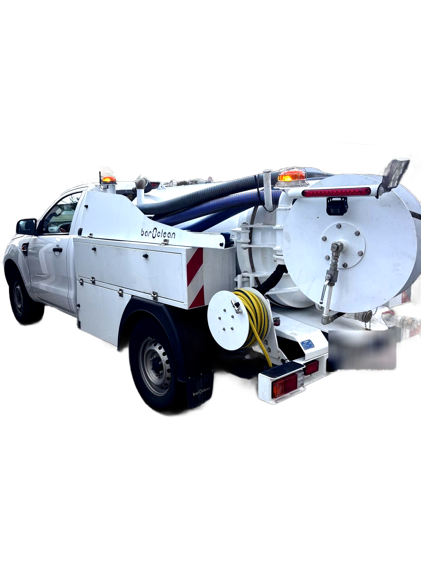 Raccord de siphon en PVC gris, courbé, pour la plomberie.