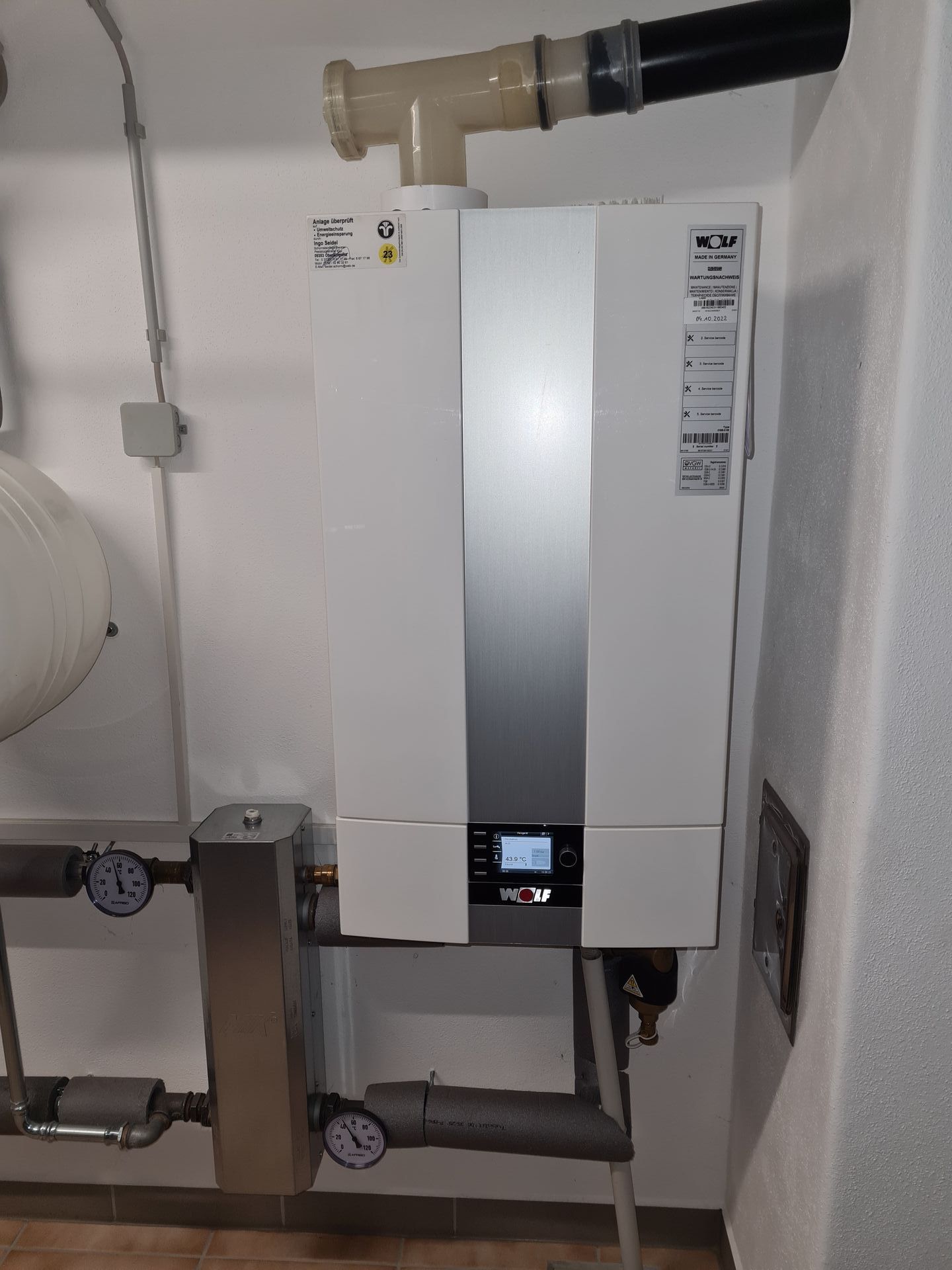 Elektroheizelement im Keller