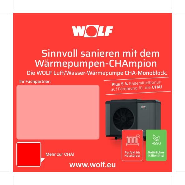 Heizungsbau von Wolf