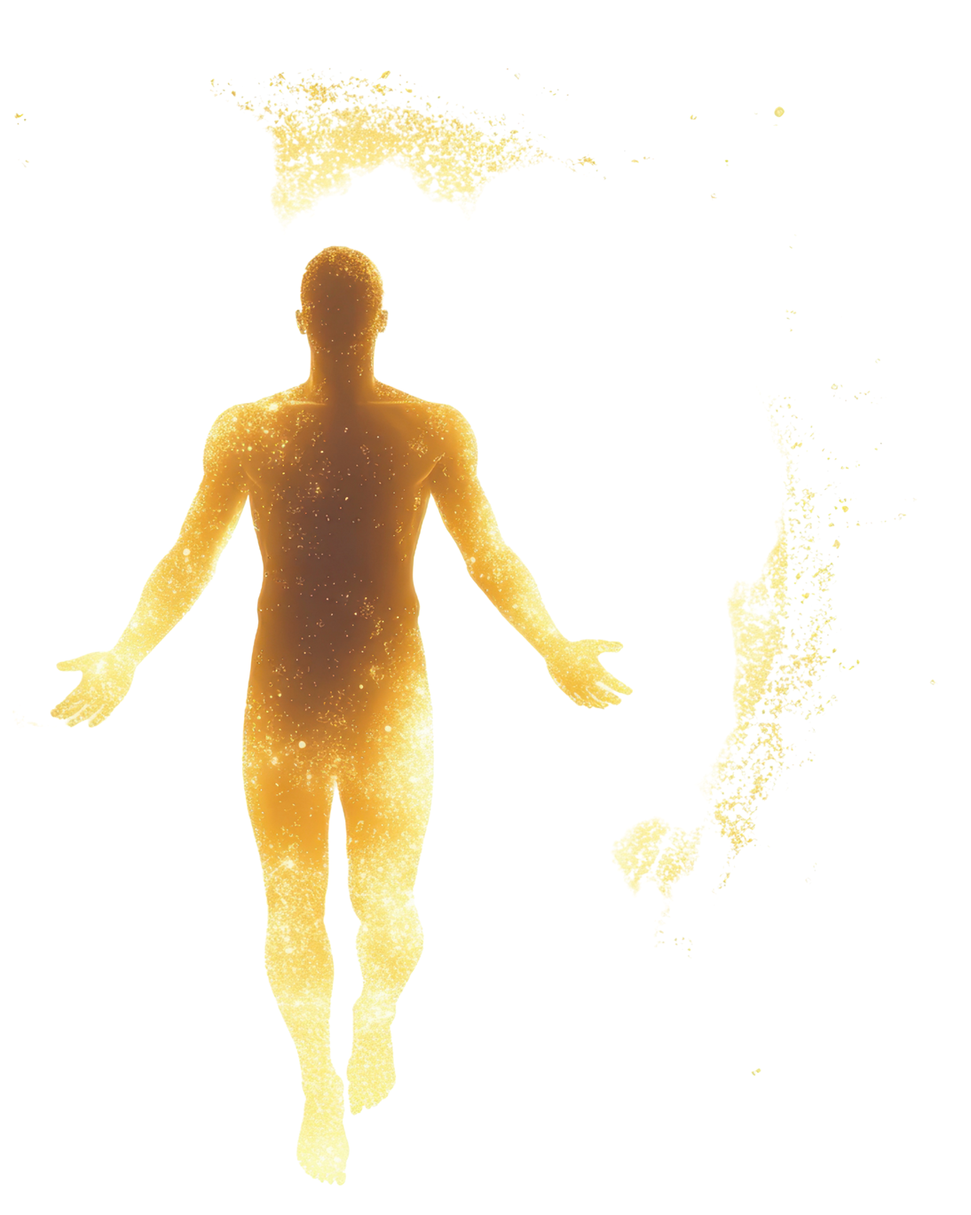 Un bonhomme spirituel radieux