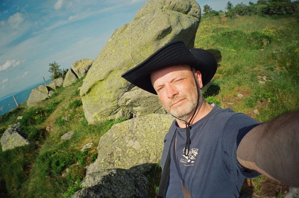 Selfie d'un homme