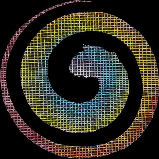 Une spirale de couleur
