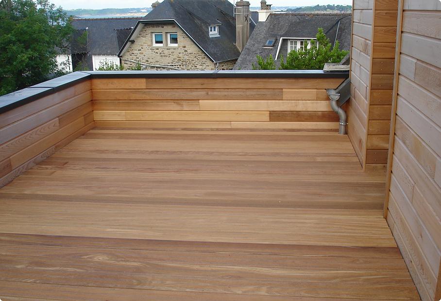 Projet étanchéité terrasse avec revêtement bois- suite