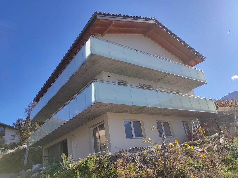 garde-corps autour de la maison