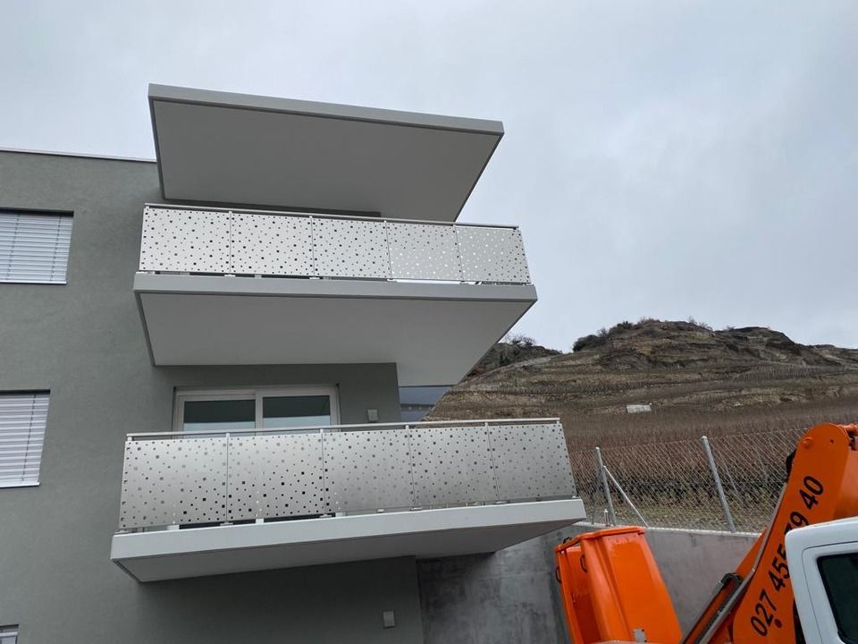 garde-corps sur différents étages