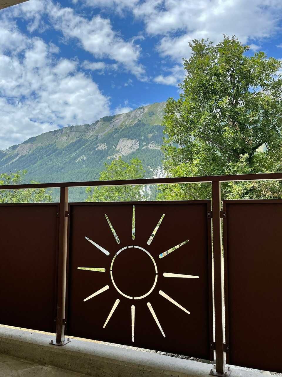 balustrade avec sculpture